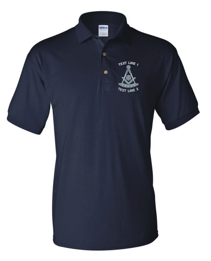 (image for) Mason / Masonic Past Master Polo 50/50